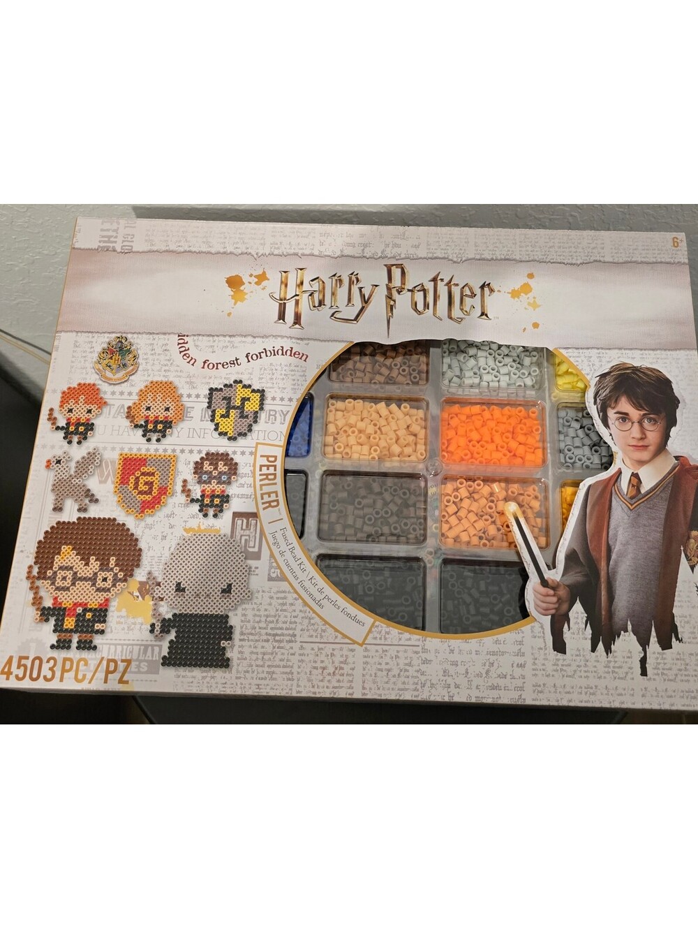 Harry Potter Perler Fused Bead Kit with 4503 Pieces and 19 Patterns
